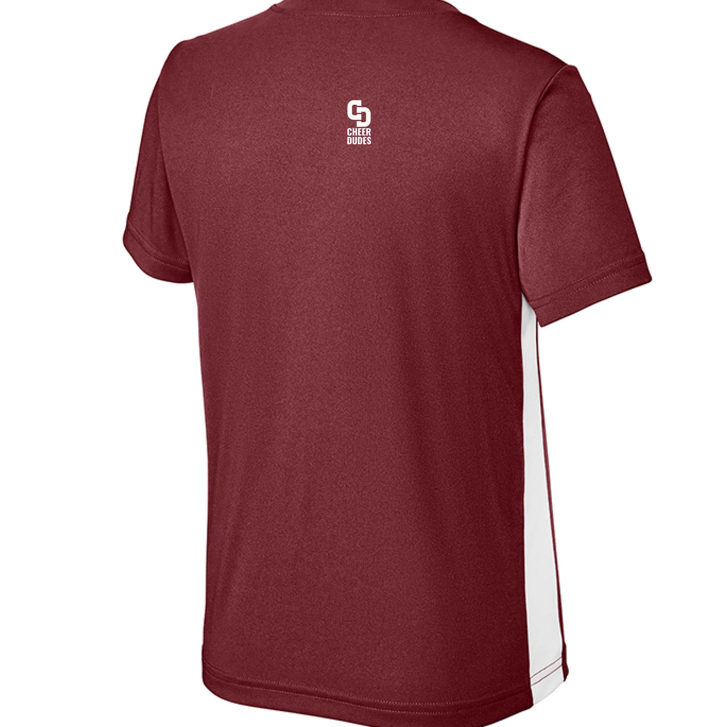 Maroon/ White - BACK