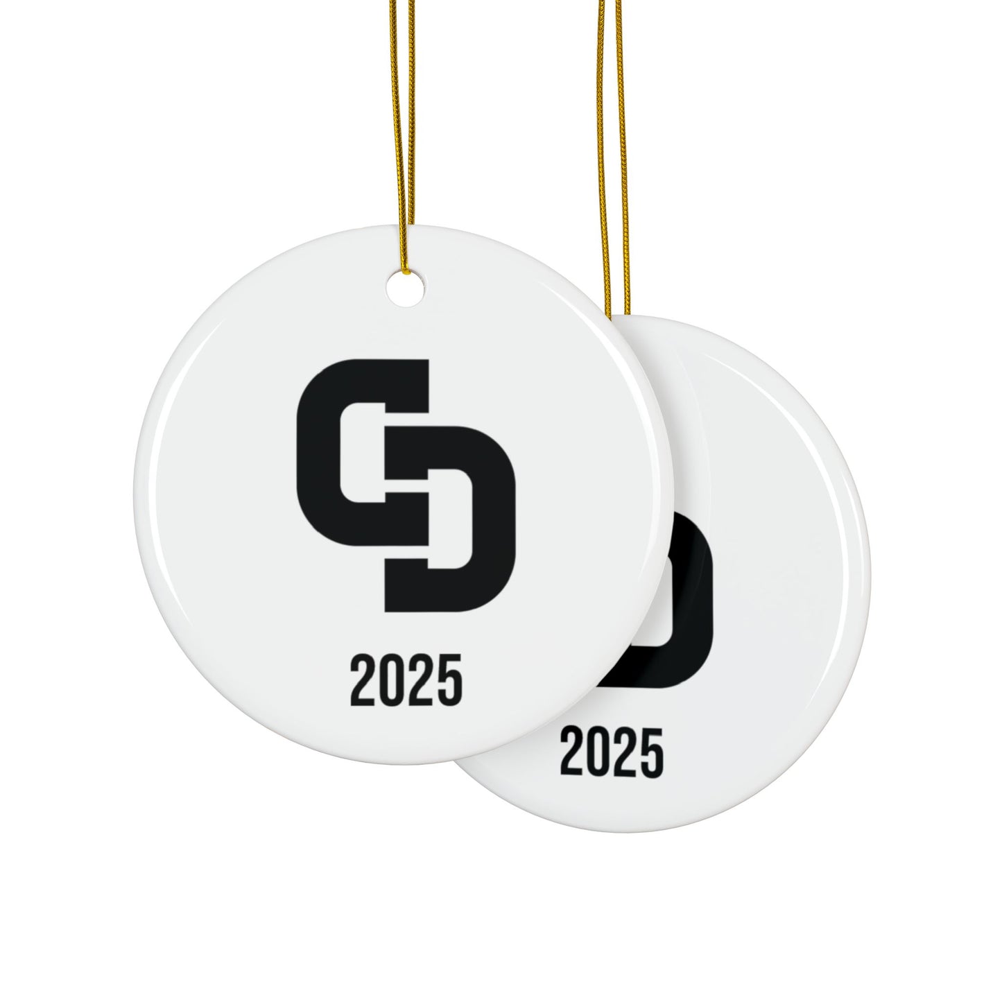 Ceramic ornament - white