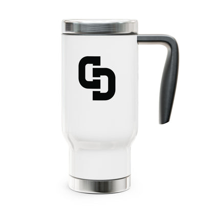 Stainless steel travel mug 14oz
