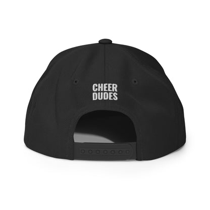 Adult black hat - back view - Cheer Dudes