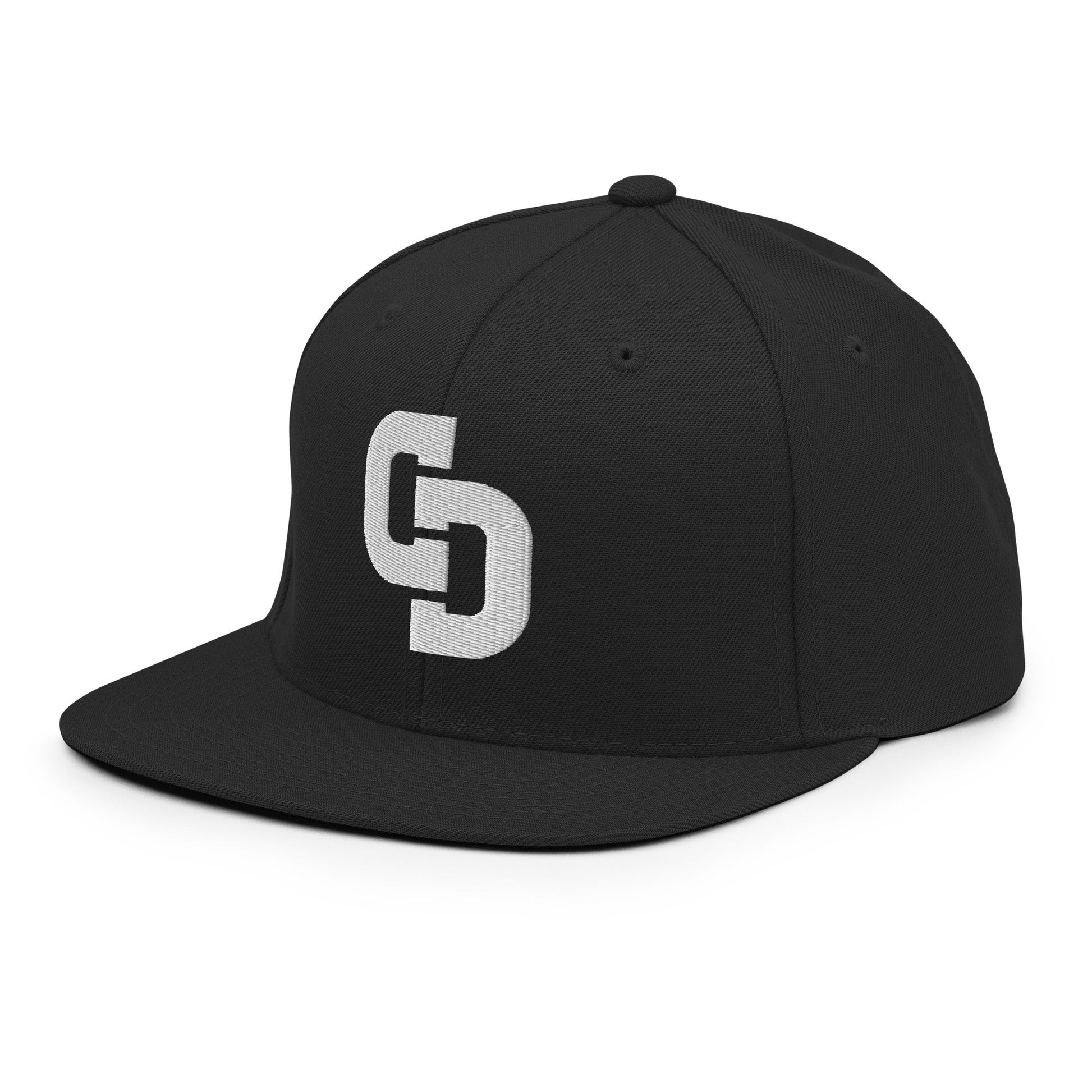 Adult black hat - front view - Cheer Dudes