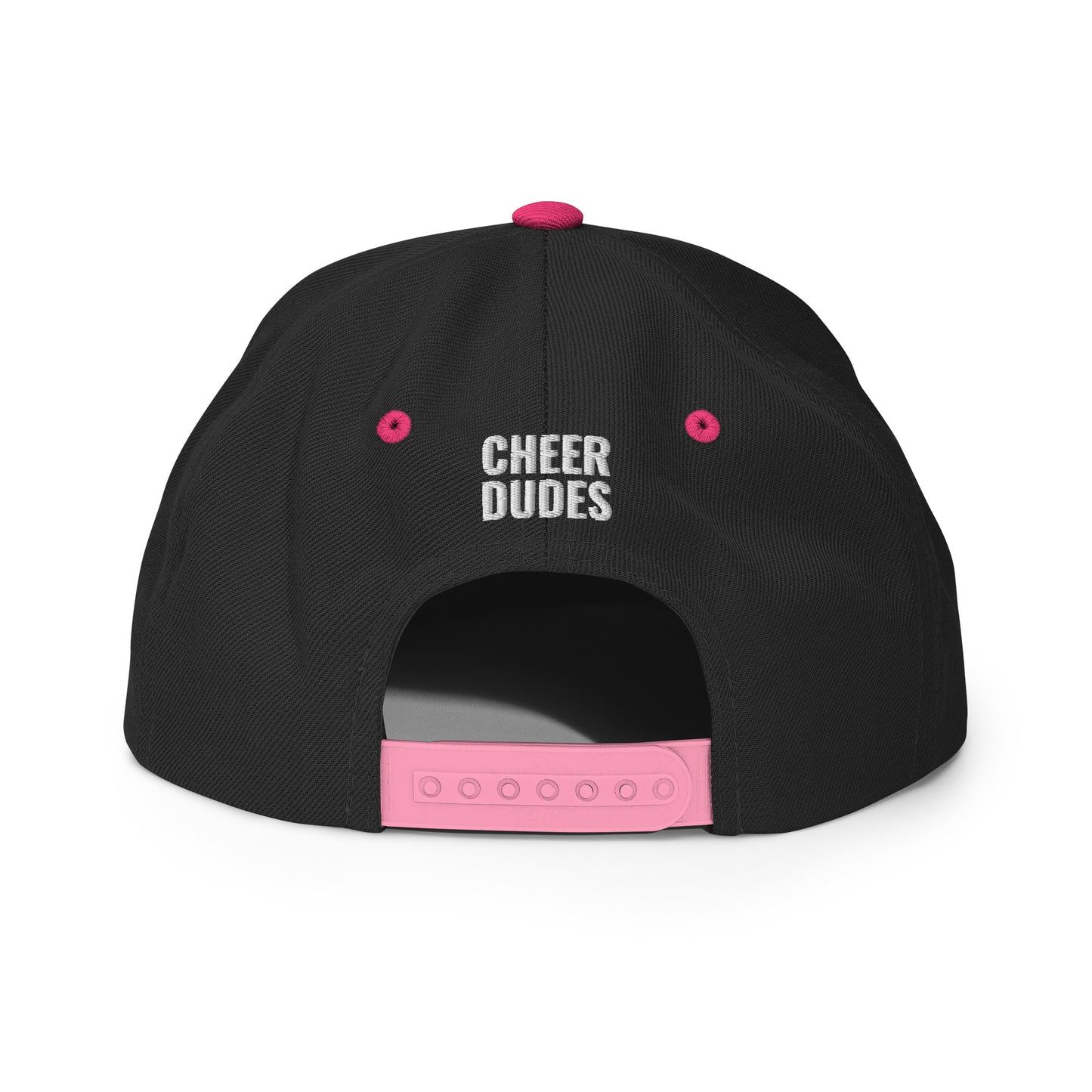 Adult black hat - back view - Cheer Dudes