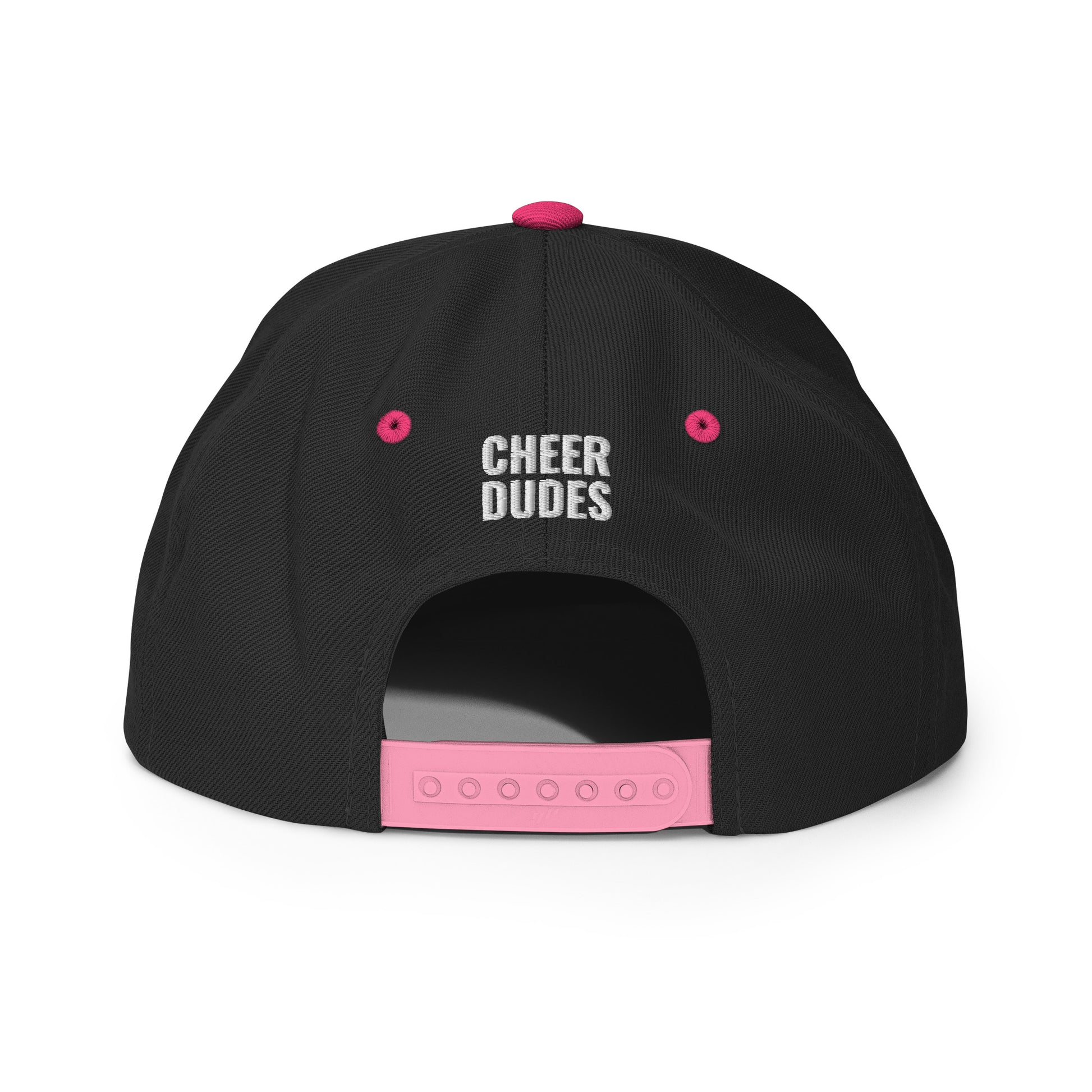 Adult black hat - back view - Cheer Dudes