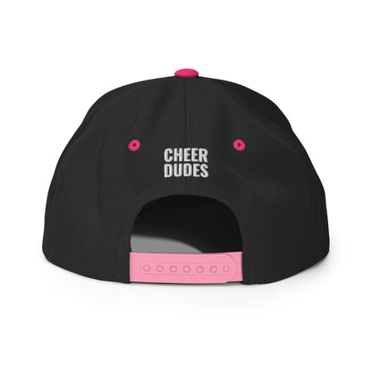 Adult black hat - back view - Cheer Dudes