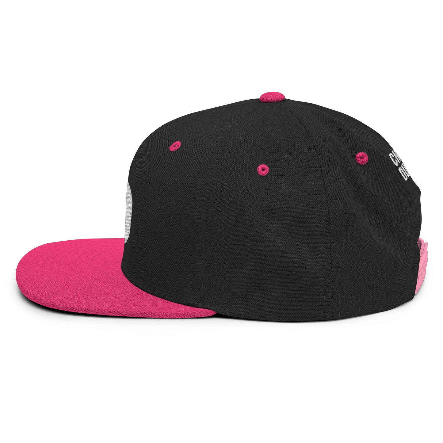 Adult black hat - back view - Cheer Dudes