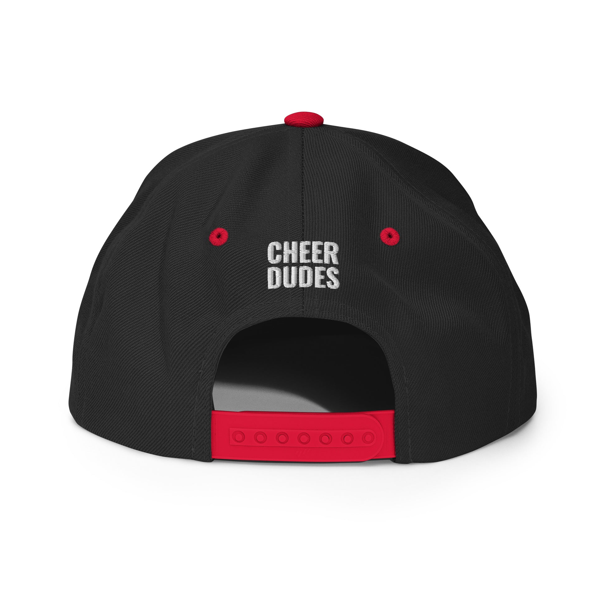 Adult black hat - back view - Cheer Dudes