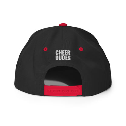Adult black hat - back view - Cheer Dudes