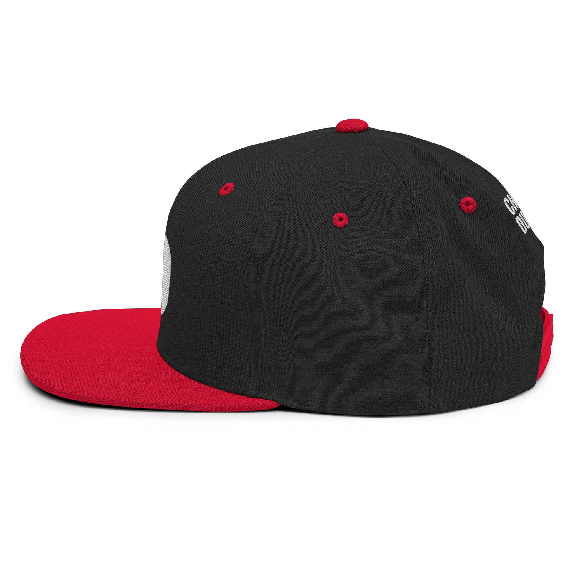 Adult black hat - back view - Cheer Dudes