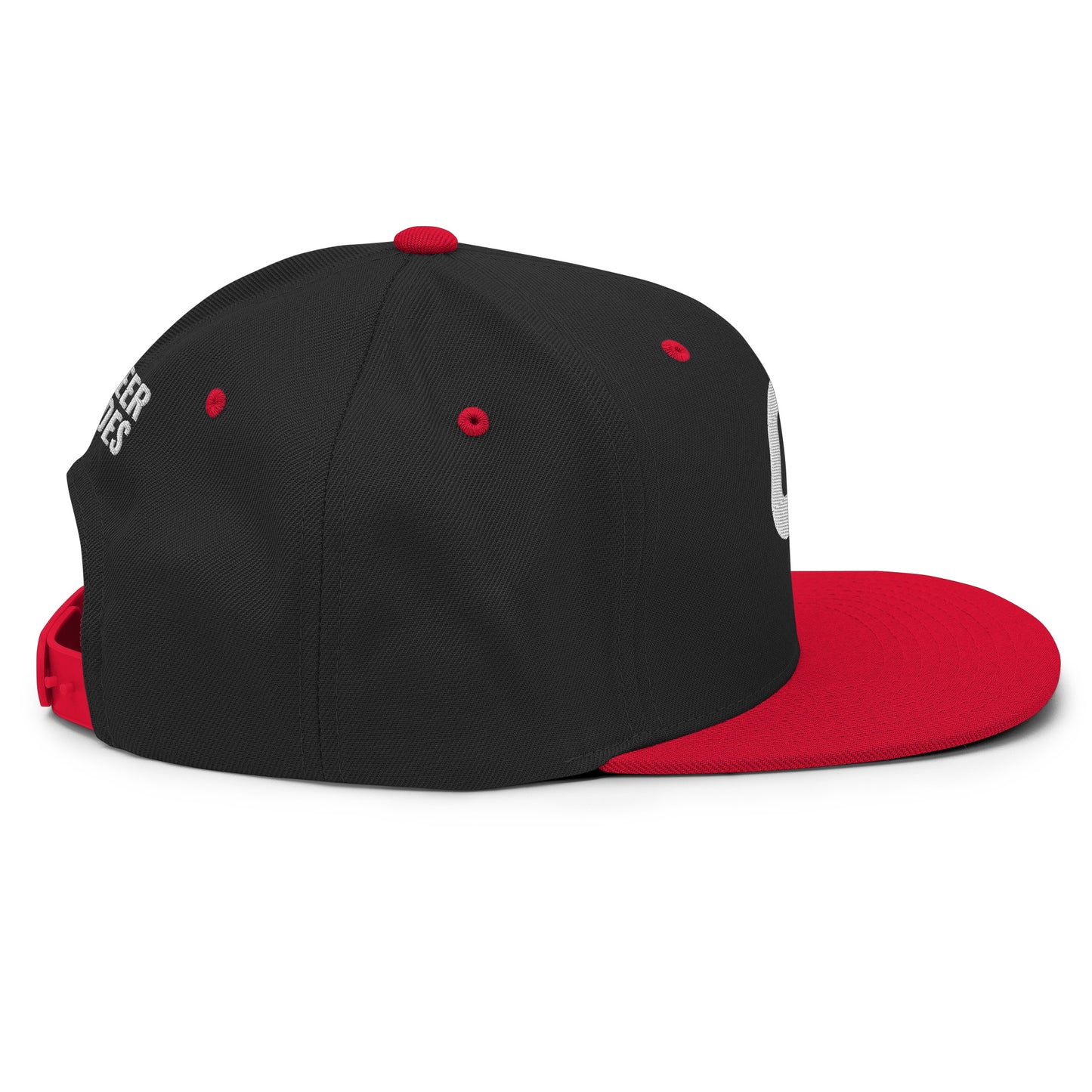 Adult black hat - back view - Cheer Dudes