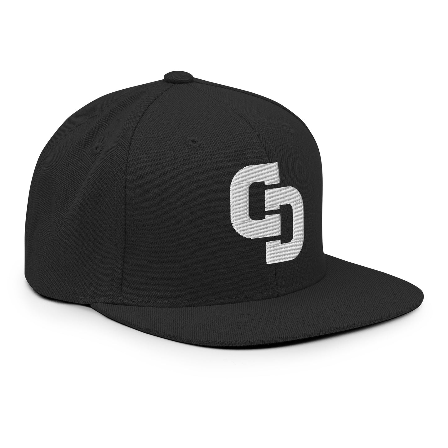 Adult black hat - front view - Cheer Dudes