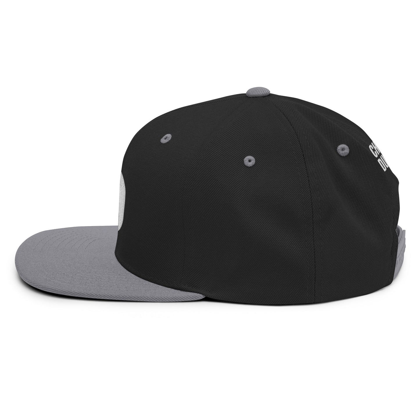 Adult black hat - back view - Cheer Dudes