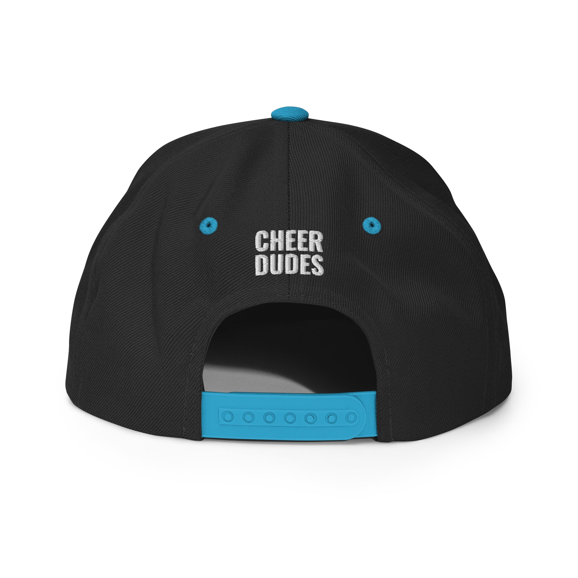 Adult black hat - back view - Cheer Dudes