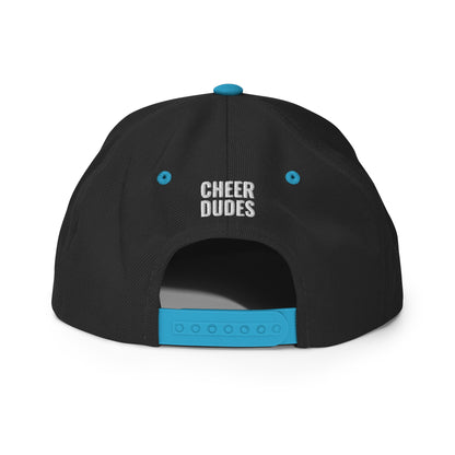 Adult black hat - back view - Cheer Dudes