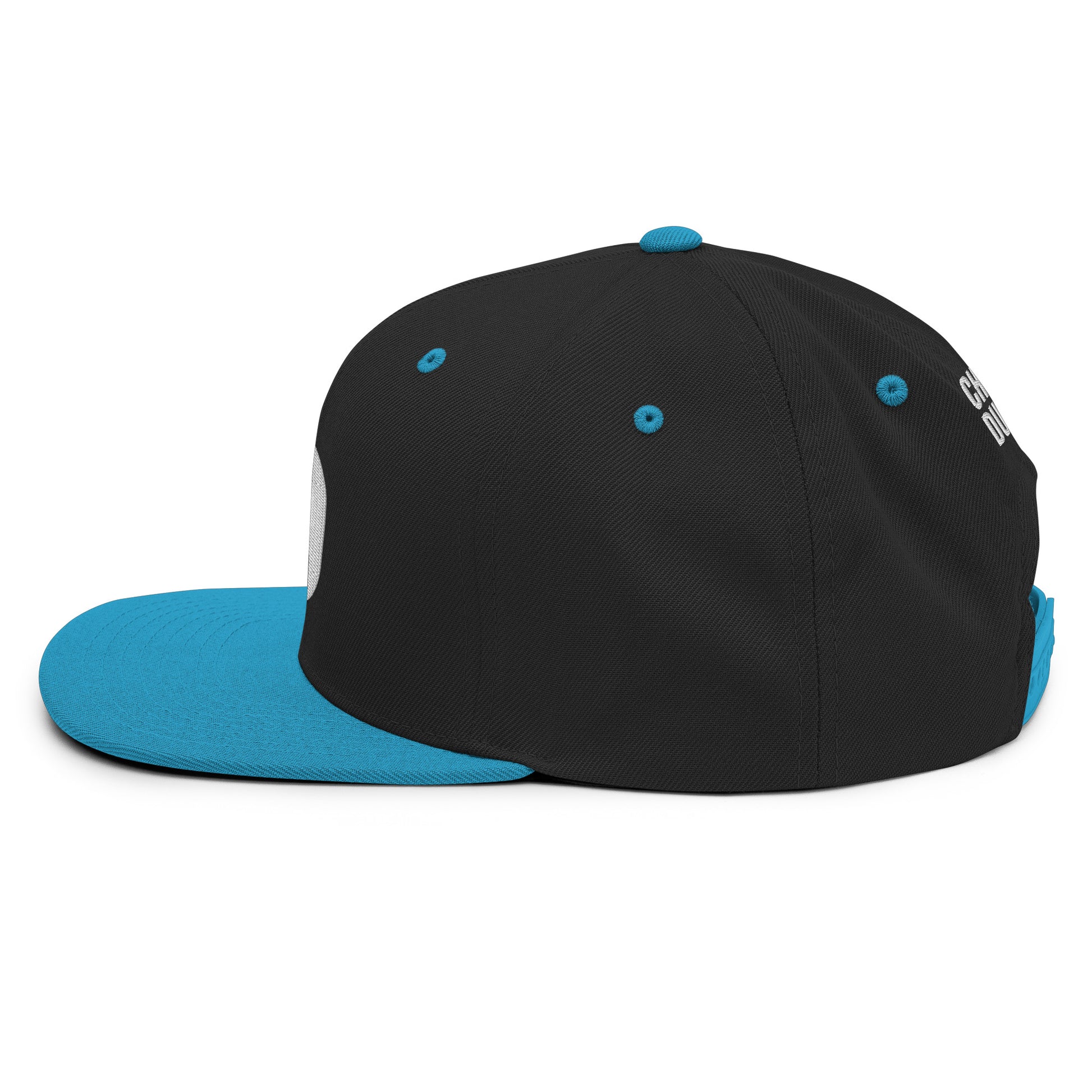 Adult black hat - back view - Cheer Dudes