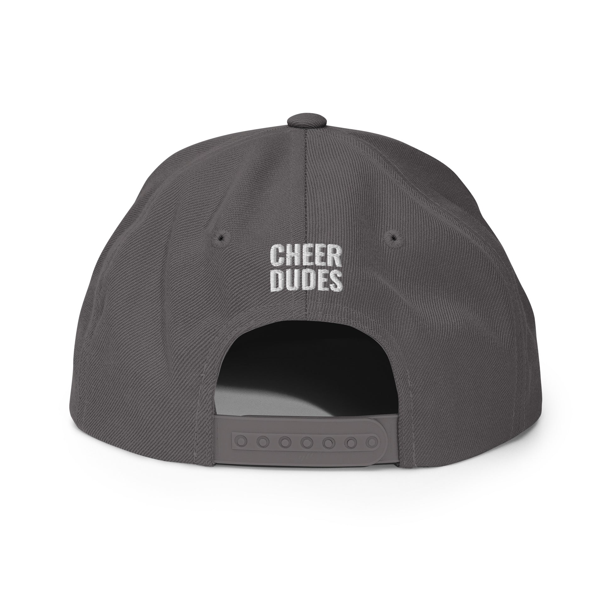 Adult grey hat - back view - Cheer Dudes