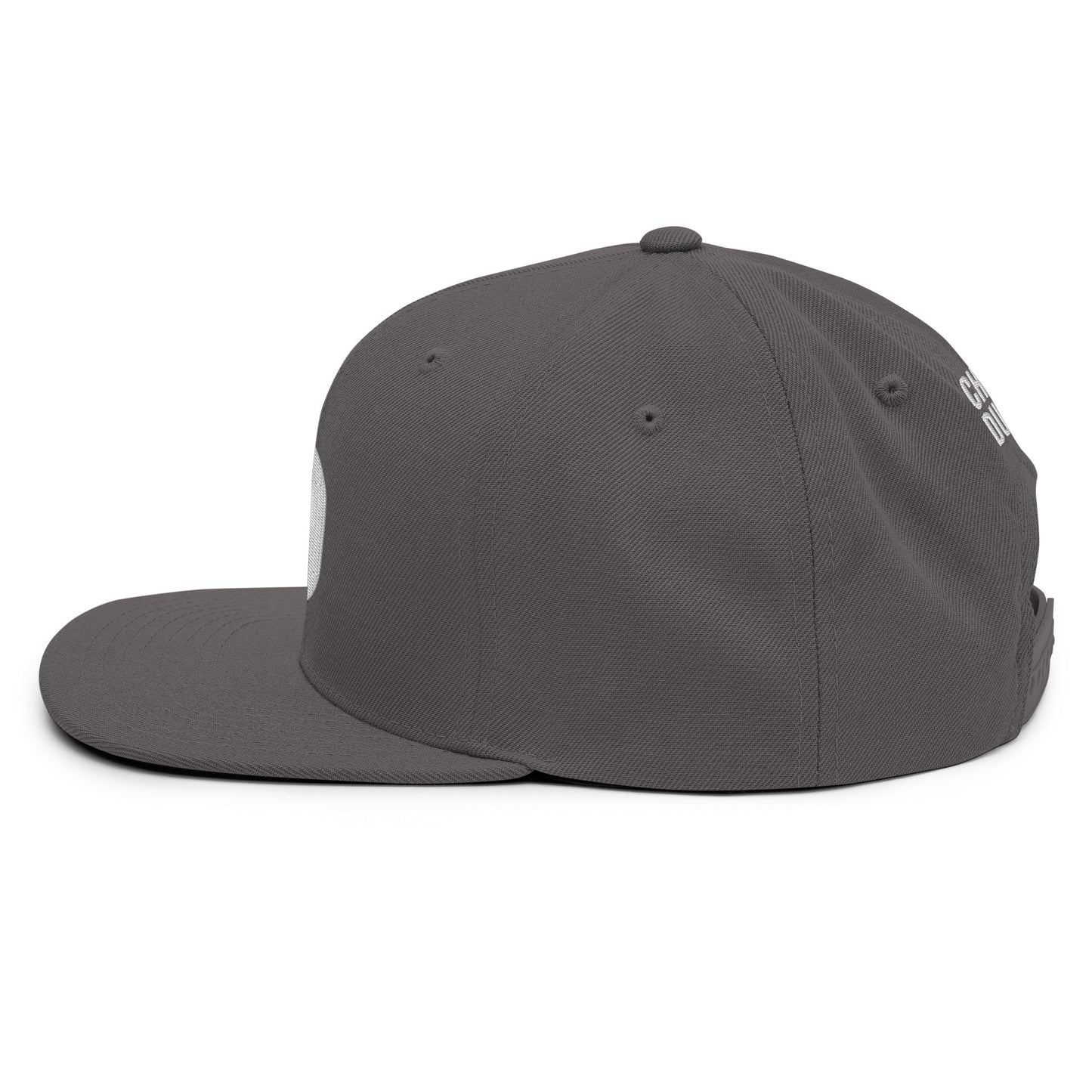 Adult grey hat - back view - Cheer Dudes