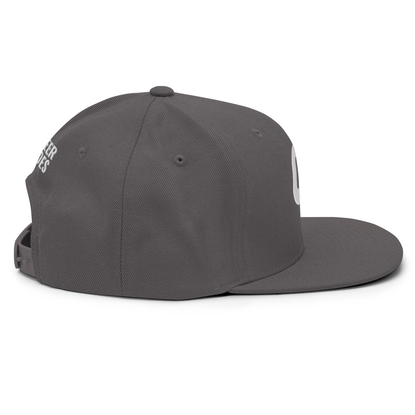 Adult grey hat - back view - Cheer Dudes