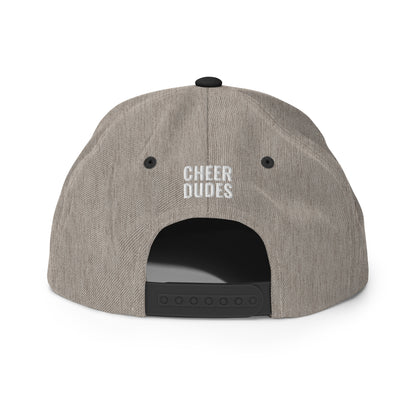 Adult black hat - back view - Cheer Dudes