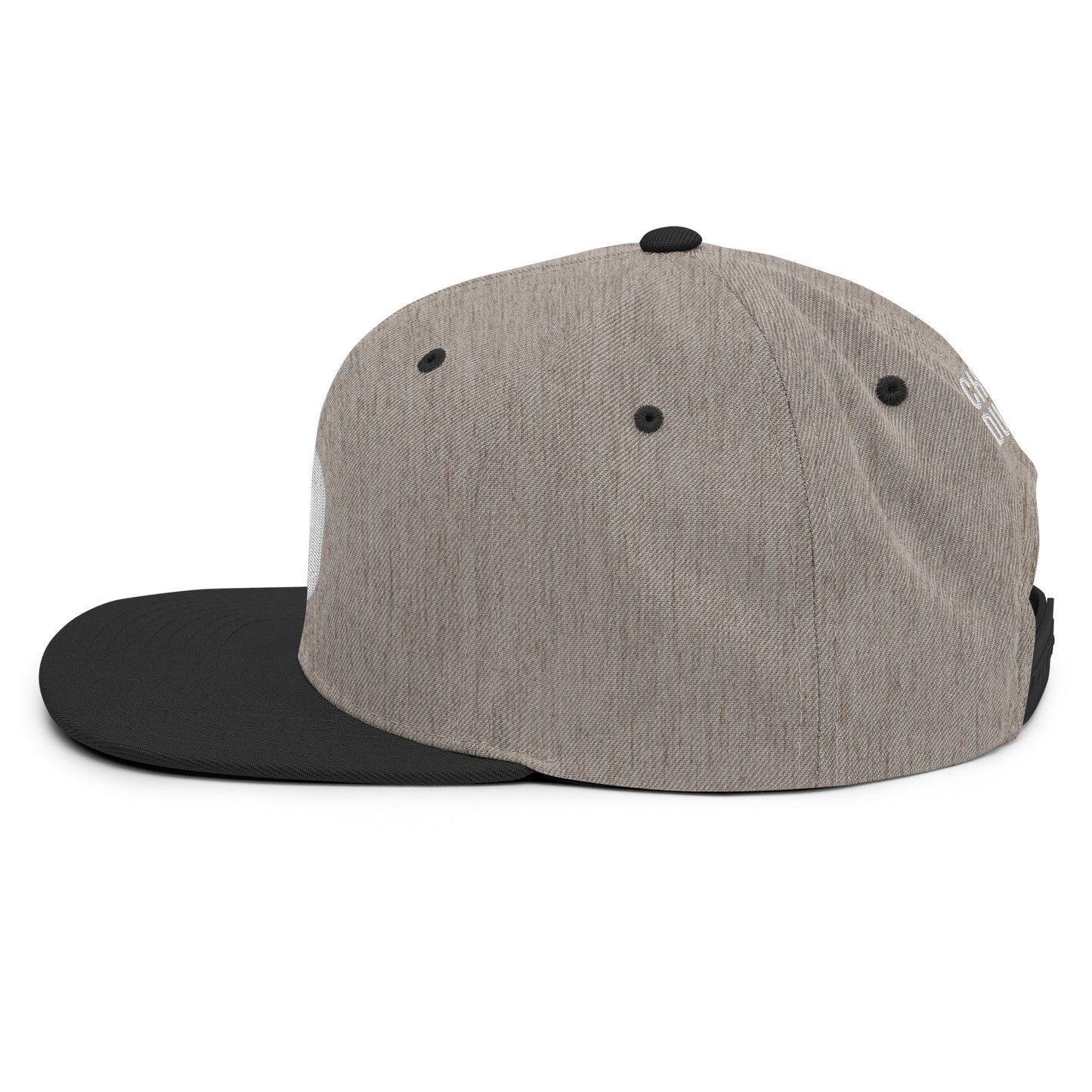 Adult black hat - back view - Cheer Dudes