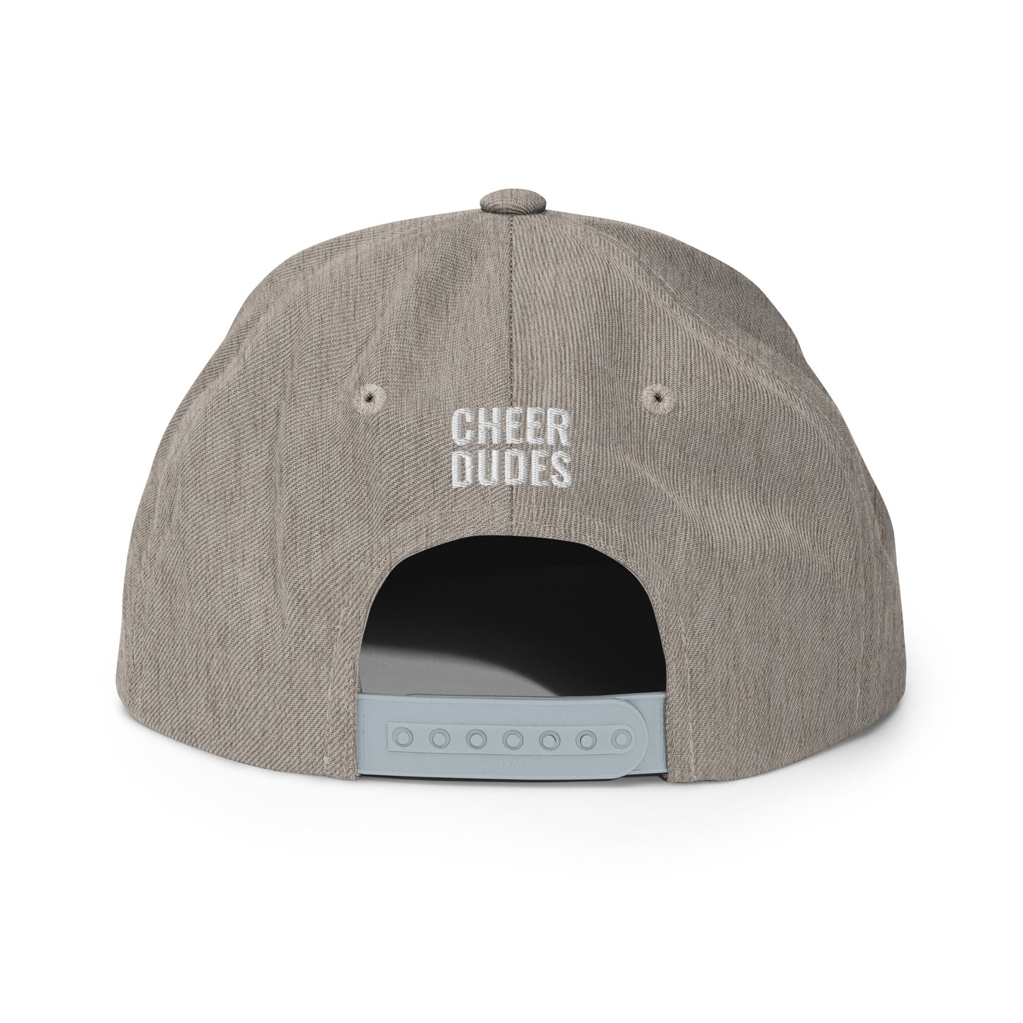 Adult grey hat - back view - Cheer Dudes