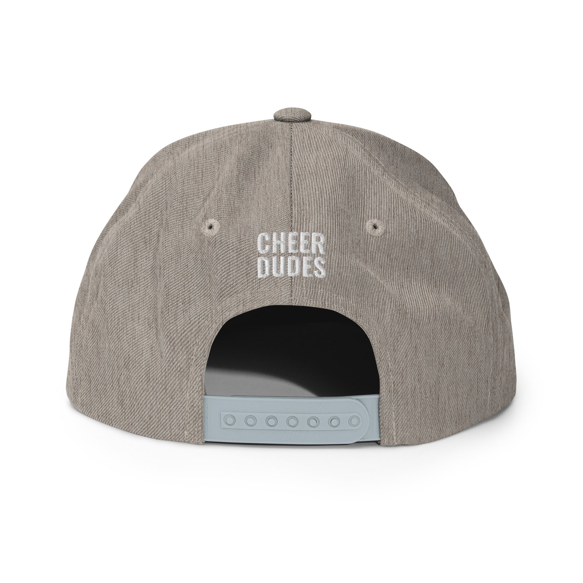 Adult grey hat - back view - Cheer Dudes