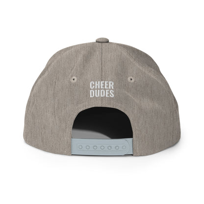 Adult grey hat - back view - Cheer Dudes