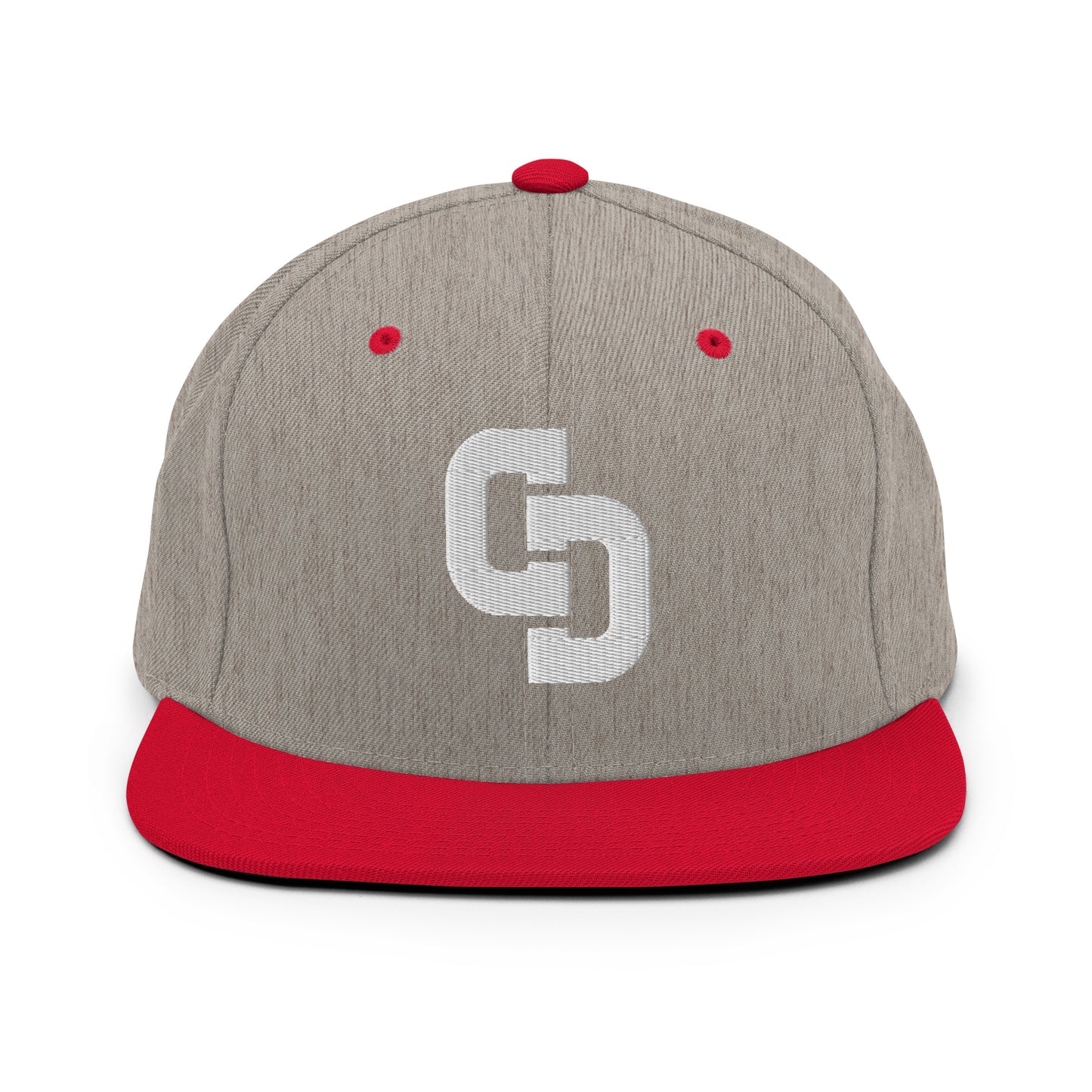 Adult red hat - front view - Cheer Dudes