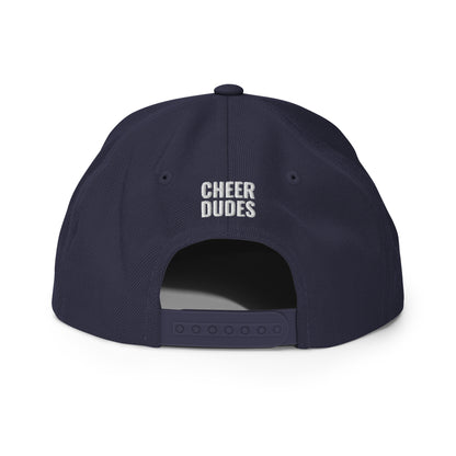 Adult navy hat - back view - Cheer Dudes