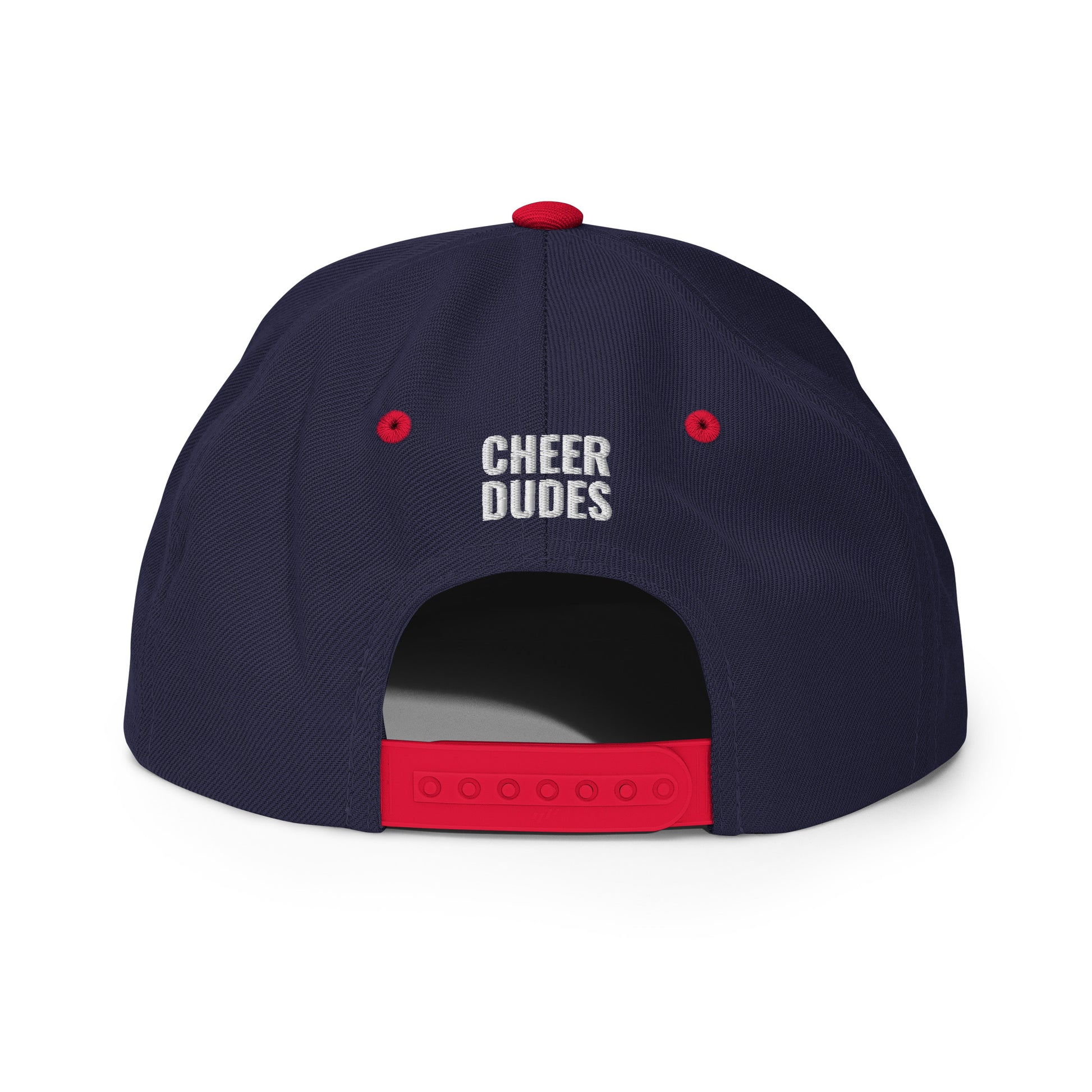 Adult navy hat - back view - Cheer Dudes