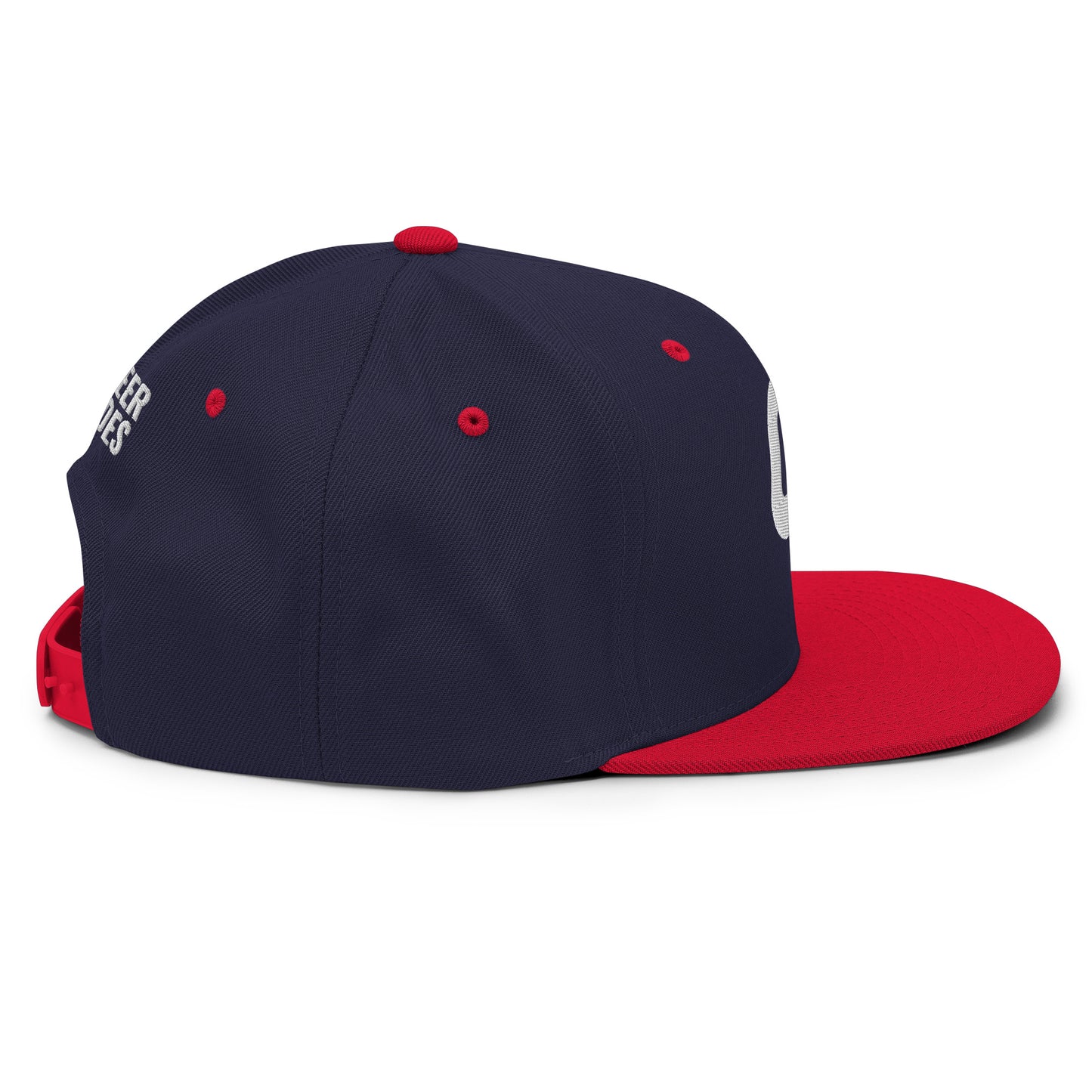 Adult navy hat - back view - Cheer Dudes