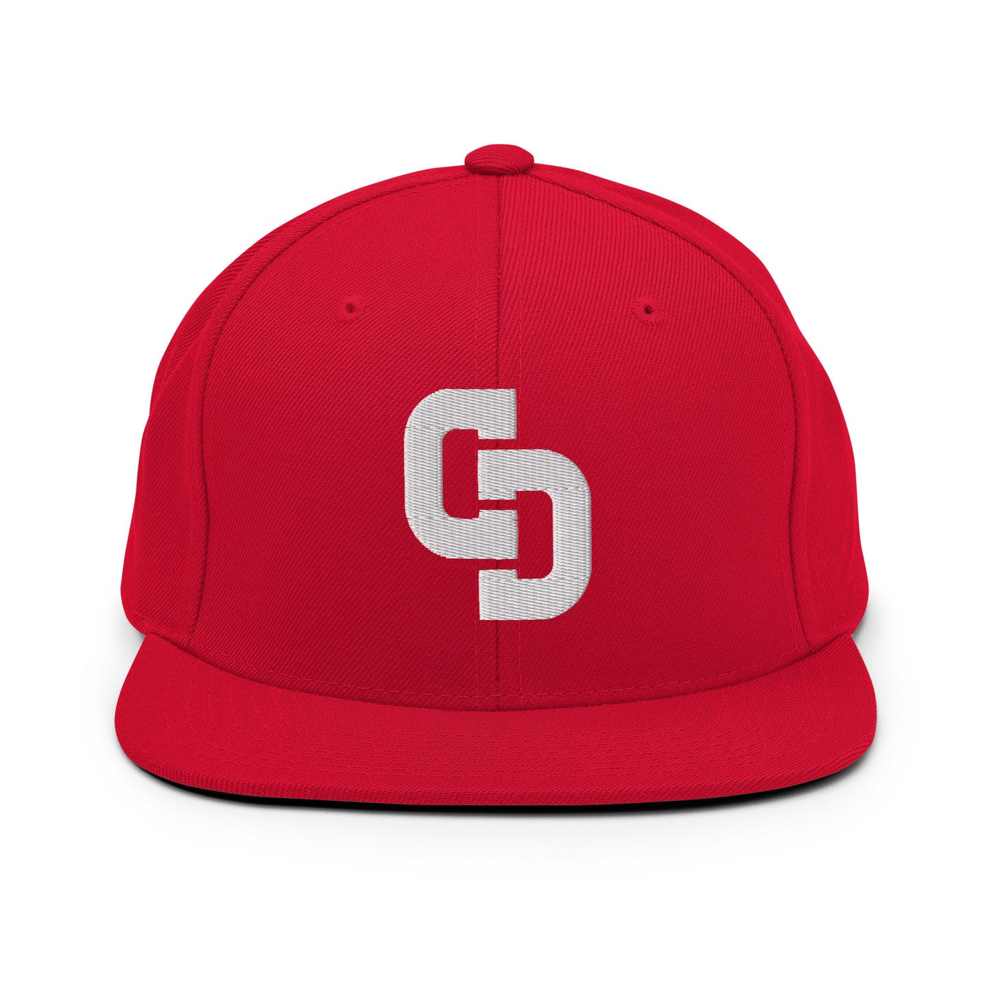Adult red hat - front view - Cheer Dudes