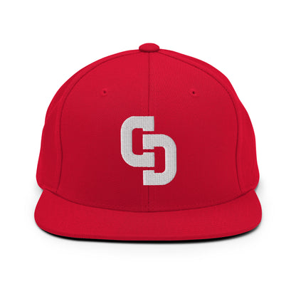 Adult red hat - front view - Cheer Dudes