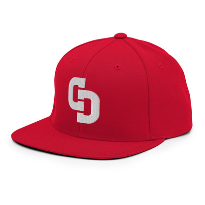 Adult red hat - front view - Cheer Dudes