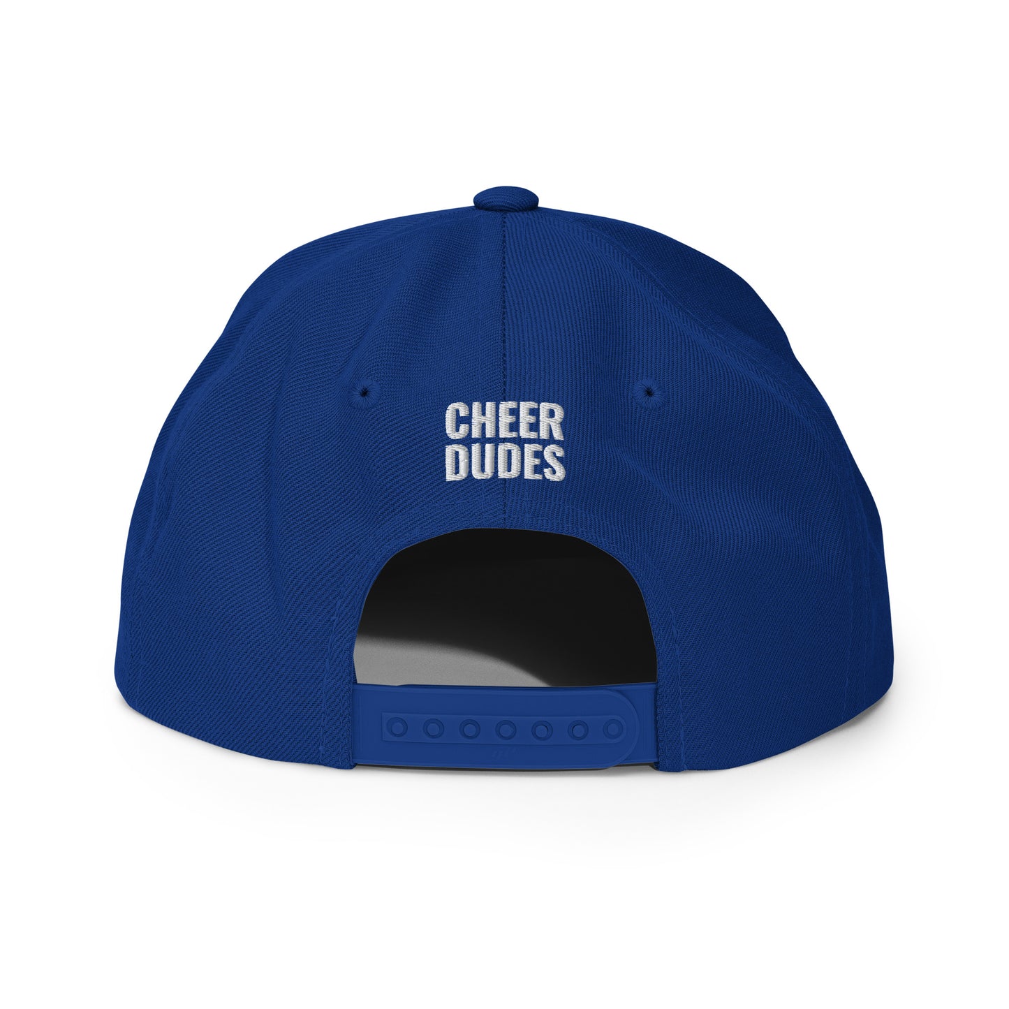 Adult royal hat - back view - Cheer Dudes
