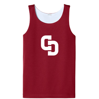 Deep Red/ White - FRONT