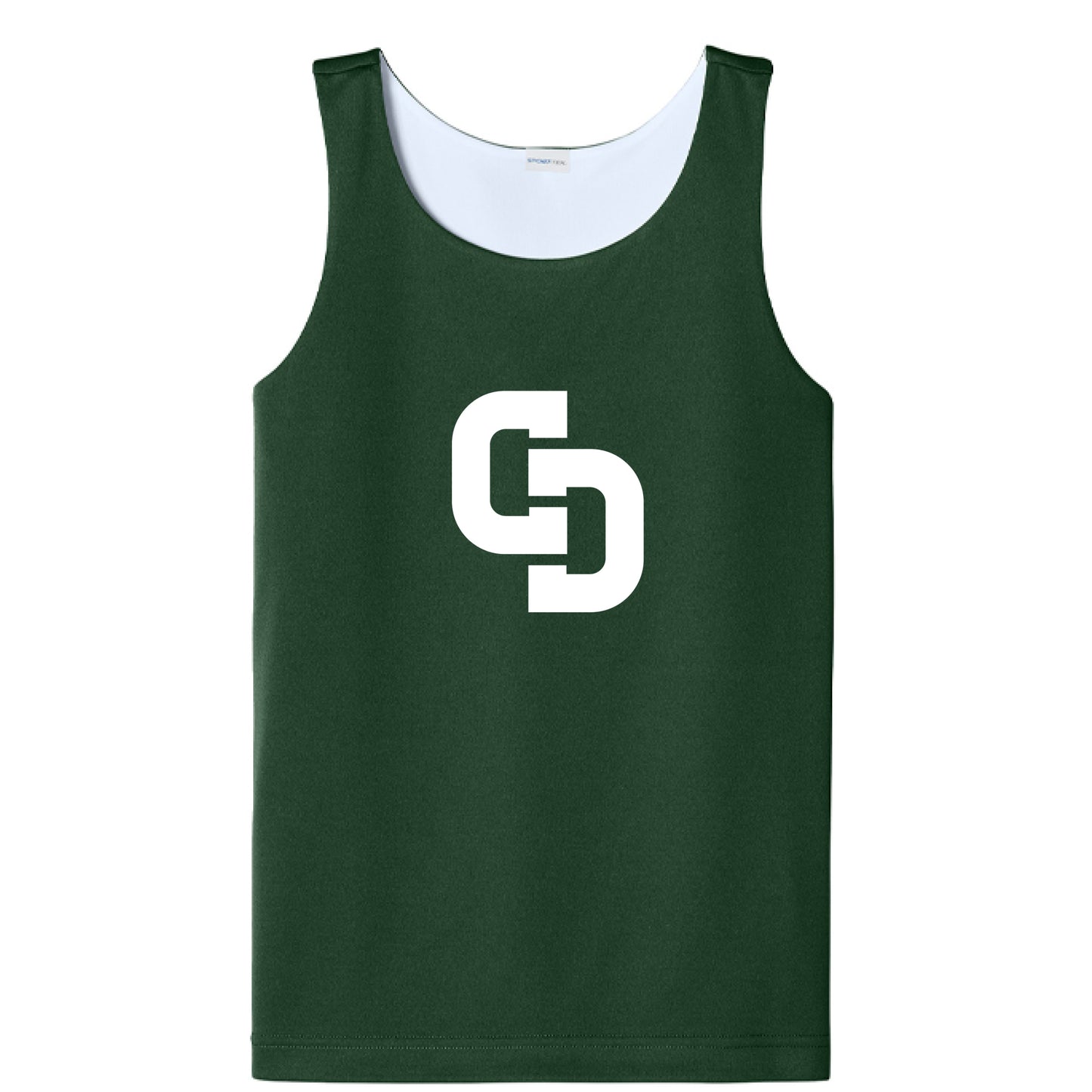 Forest Green/ White - FRONT