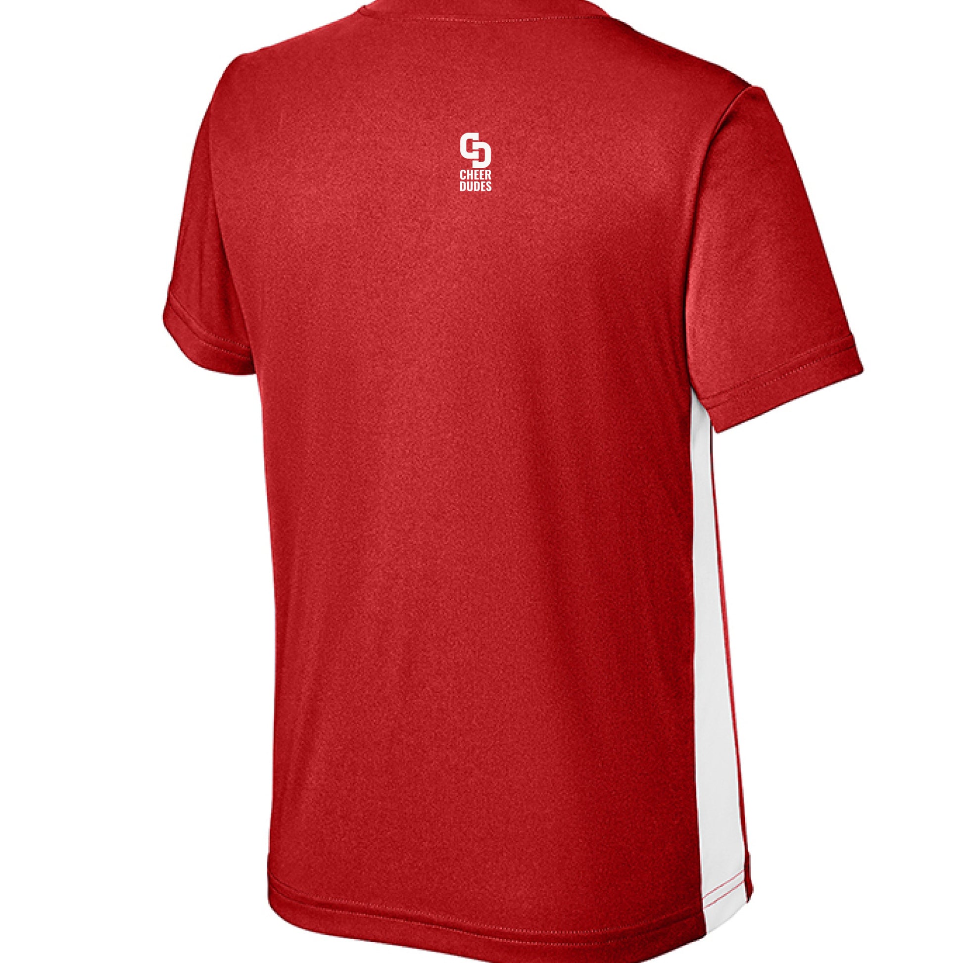 Deep Red/ White - BACK