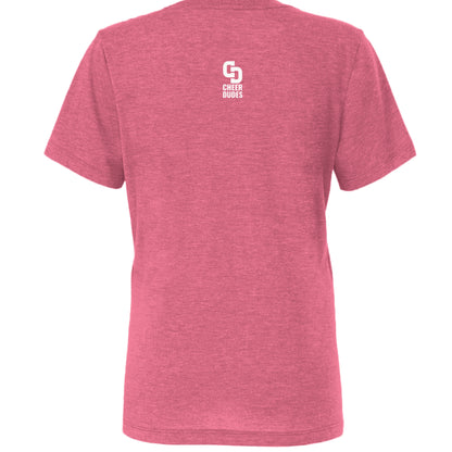Char Pink Triblend - BACK