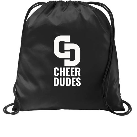 Adult other backpack for male cheerleaders with Cheer Dudes logo - shot (multiple colors available)
