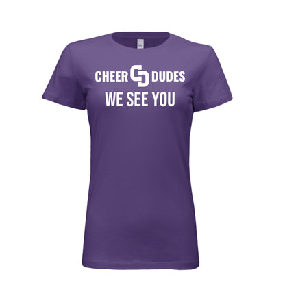 Women's other tee - shot - Cheer Dudes