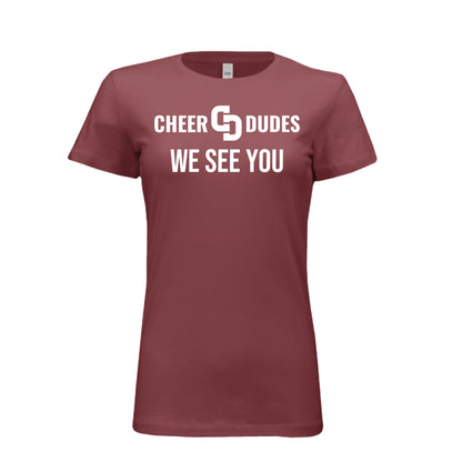Women's other tee - shot - Cheer Dudes