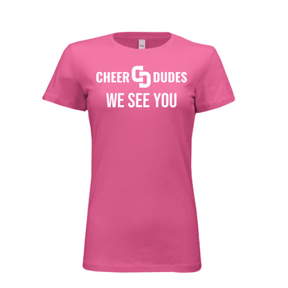 Women's other tee - shot - Cheer Dudes